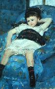 Mary Cassatt Little Girl in a Blue Armchair china oil painting artist